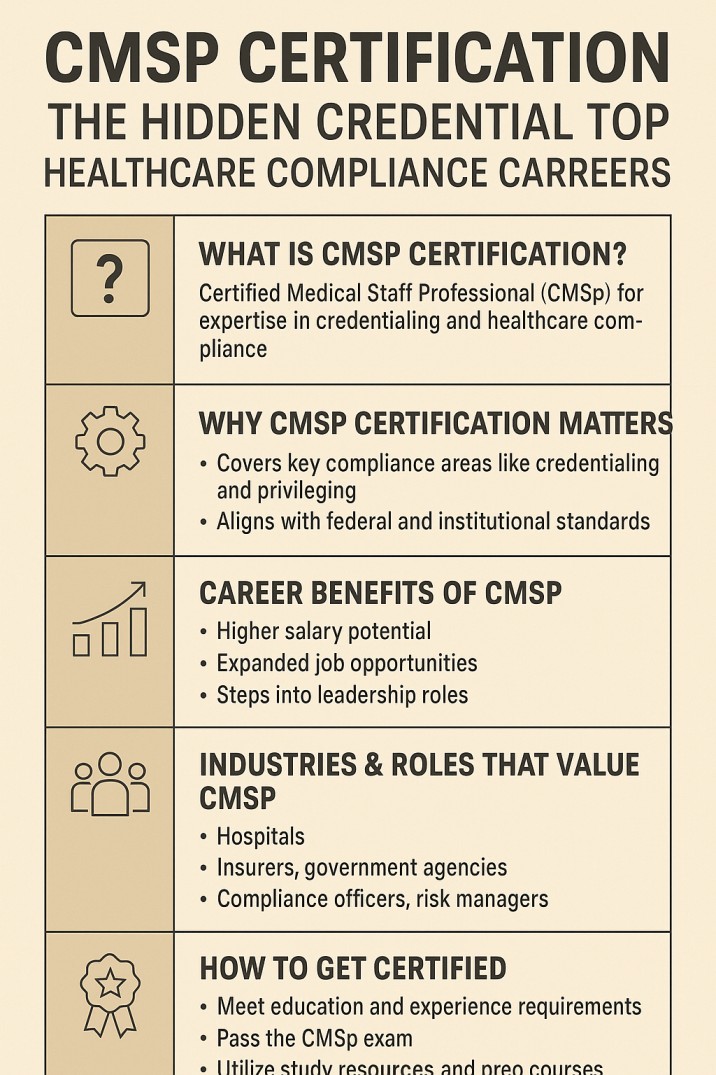 CMSp Certification