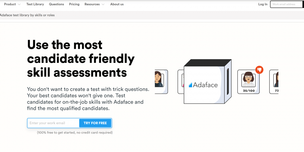 Adaface: Automated Testing of Java Skills of Candidates